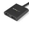 StarTech.com Adaptador Multi Monitor de 2 Portas - Mini DisplayPort para 2x DisplayPort Hub MST - Dual 4K 30Hz - Divisor de vídeo para modo de ambiente de trabalho expandido apenas em PCs Windows - mDP 1.2 para 2x DP
