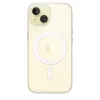 Capa de proteção para iPhone 15 da Apple, MagSafe, Transparente, PC, para 6,1 polegadas