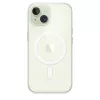 Capa de proteção para iPhone 15 da Apple, MagSafe, Transparente, PC, para 6,1 polegadas