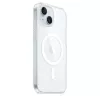 Capa de proteção para iPhone 15 da Apple, MagSafe, Transparente, PC, para 6,1 polegadas