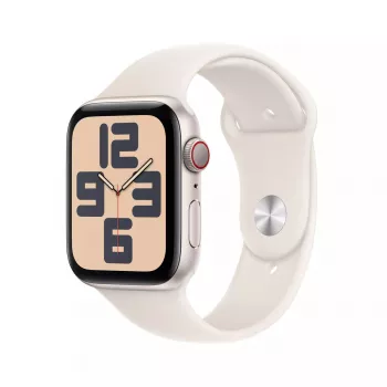 Smartwatch Apple Watch SE GPS + Cellular 44 mm caixa de alumínio Starlight bege