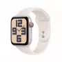 Smartwatch Apple Watch SE GPS + Cellular 44 mm caixa de alumínio Starlight bege
