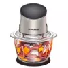 Picadora elétrica Rommelsbacher MZ 400 — recipiente de vidro de 1,0 L, 400 W, lâminas de aço inoxidável com 4 pás, preta