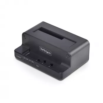 Duplicador de unidades M.2 NVMe para SATA de 2,5/3,5 polegadas StarTech.com, clonador/dock de SSD autónomo de duas baías, bidirecional NVMe para SATA / SATA para NVMe, até 27 GB/min, TAA