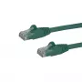 StarTech.com N6PATC10MGN Cat6 cabo de ligação sem ganchos, RJ45 UTP, 10 m, 650 MHz, 100W PoE, 24AWG, com proteção contra dobras, verde