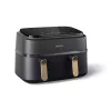 Fritadeira de ar quente Philips Série 3000 NA352/04 9L 2750W cesto duplo