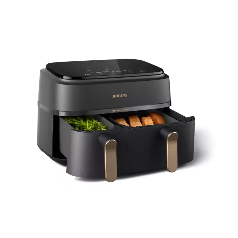 Fritadeira de ar quente Philips Série 3000 NA352/04 9L 2750W cesto duplo