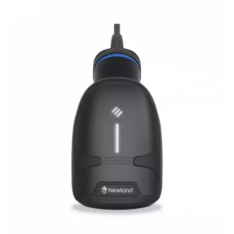Leitor de códigos de barras de mão Newland HR33 Marlin 1D/2D CMOS com fios preto