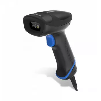 Leitor de códigos de barras de mão Newland HR33 Marlin 1D/2D CMOS com fios preto