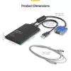 Adaptador USB Crash Cart StarTech.com com transferência de ficheiros e captura de vídeo