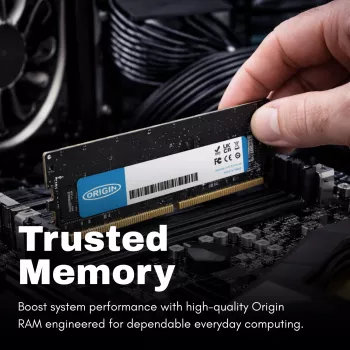 Origin Storage 16GB DDR5 4800MHz UDIMM 1Rx8 Non-ECC 1.1V, 16 GB, 1 x 16 GB, DDR5, 4800 MHz, DIMM de 288 pinos