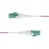 Cabo de fibra ótica multimodo StarTech.com 15m (50ft) LC para LC (UPC) OM4, Erika Violet, 50/125µm, 40G/100G, LOMMF/VCSEL, cabo de patch de fibra Uniboot, certificado OFNR Riser