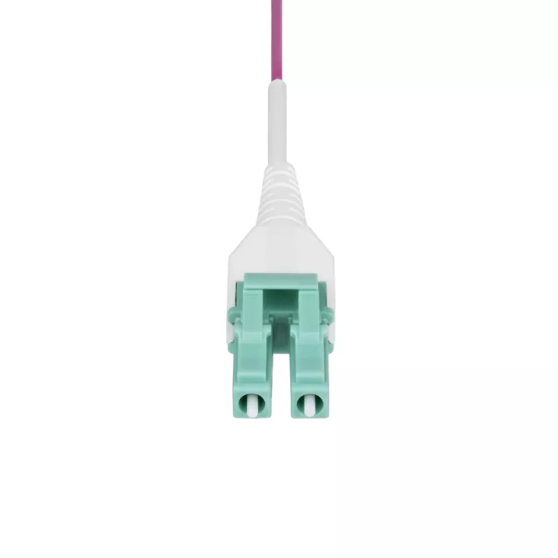 Cabo de fibra ótica multimodo StarTech.com 20 m LC para LC (UPC) OM4, Erika-Violet, 50/125 µm, 40G/100G, LOMMF/VCSEL, cabo de patch de fibra Uniboot, certificado OFNR Riser