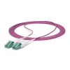 Cabo de fibra ótica multimodo StarTech.com 5m LC para LC (UPC) OM4, Erika Violet, 50/125µm, 40G/100G, LOMMF/VCSEL, cabo de patch de fibra Uniboot, classificação OFNR Riser