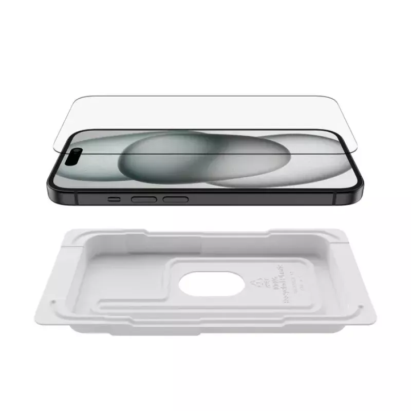 Proteção de ecrã Belkin ScreenForce iPhone 15 vidro temperado