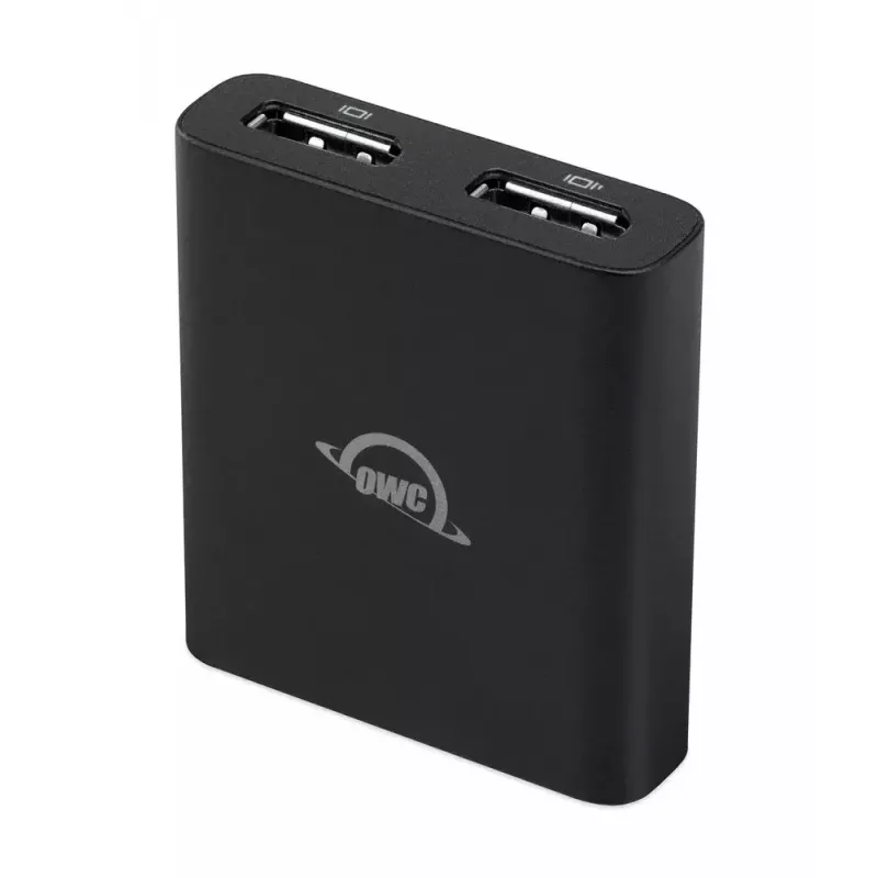 OWC OWCTB3ADP2DPT adaptador de Thunderbolt 3 para DisplayPort duplo, preto