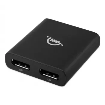 Adaptador OWC Thunderbolt Dual DisplayPort adaptador gráfico USB 7680 x 4320 píxeis preto