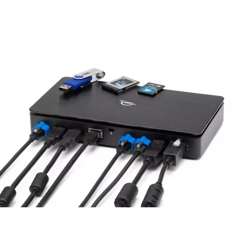 OWC Thunderbolt Pro Dock com fios Thunderbolt 3 preto 85W alimentação 40 Gbit/s