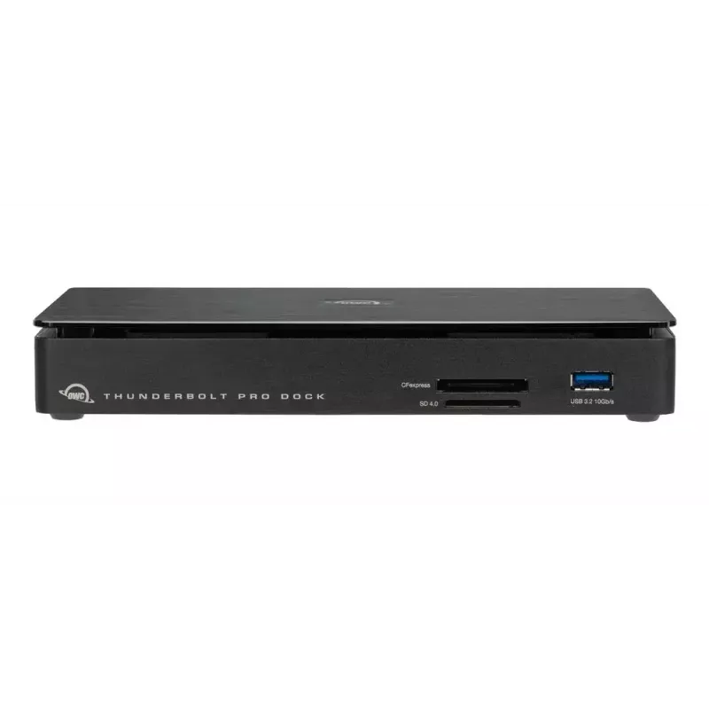 OWC Thunderbolt Pro Dock com fios Thunderbolt 3 preto 85W alimentação 40 Gbit/s