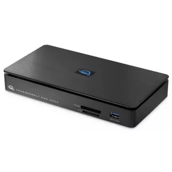 OWC Thunderbolt Pro Dock com fios Thunderbolt 3 preto 85W alimentação 40 Gbit/s