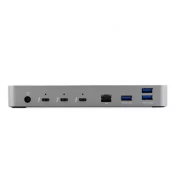 OWC Thunderbolt 4 Dock com fios preto cinzento 3,5 mm Ethernet 1000 Mbit/s
