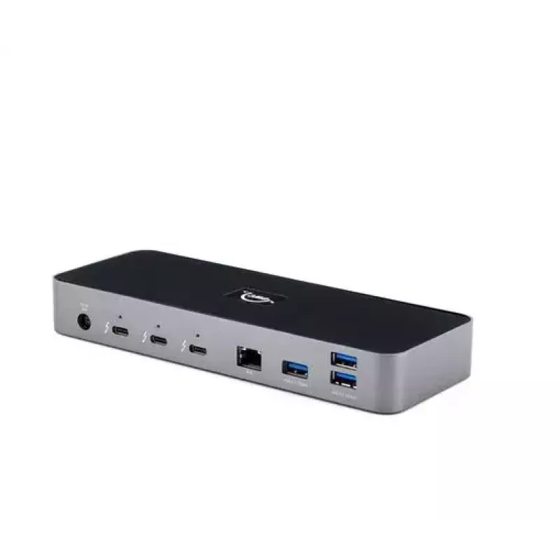 OWC Thunderbolt 4 Dock com fios preto cinzento 3,5 mm Ethernet 1000 Mbit/s