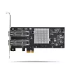 Placa de rede StarTech.com 2 portas GbE SFP, PCIe 2.0 x1, controlador Intel I350-AM2 2x 1GbE, 1000BASE cobre/fibra, NIC Gigabit Ethernet de porta dupla, backplanes desktop/servidor - compatível com Windows e Linux