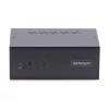 StarTech.com Comutador KVM DisplayPort para 2 monitores, 4K 60Hz, 2 portas hub USB 5Gbps, 2 portas USB 2.0 HID, comutação por tecla de atalho e botão, compatível com TAA – proteção ESD nível 3