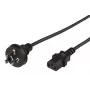 Cabo de alimentação Microconnect PE010418AUSTRALIA preto 1,8 m conector fêmea C13