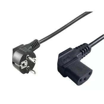 Microconnect PE010518 cabo de alimentação preto 1,8 m CEE7/7 conector fêmea C13