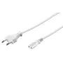 Microconnect PE030705W cabo de alimentação branco 0,5 m ficha de rede tipo C conector fêmea C7