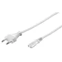 Microconnect PE0307100W cabo de alimentação branco 10 m conector fêmea C7
