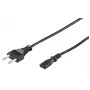Microconnect PE030730 cabo de alimentação preto 3 m conector fêmea C7