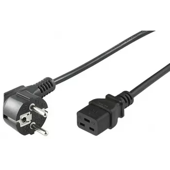 Microconnect PE07719005 cabo de alimentação preto 0,5 m CEE7/7 conector fêmea C19