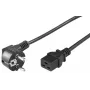 Microconnect PE07719005 cabo de alimentação preto 0,5 m CEE7/7 conector fêmea C19