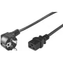Microconnect PE0771903 cabo de alimentação preto 3 m CEE7/7 conector fêmea C19