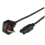 Microconnect PE090420C15 cabo de alimentação preto 2 m BS 1363 conector fêmea C15