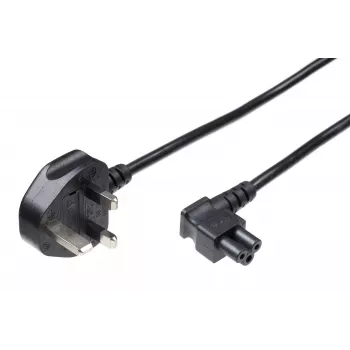 Microconnect PE090818A cabo de alimentação preto 1,8 m ficha de alimentação tipo G conector fêmea C5