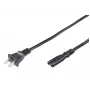 Microconnect PE110718 cabo de alimentação preto 1,8 m ficha de alimentação tipo A conector fêmea C7