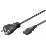 Microconnect PE120405R cabo de alimentação preto 0,5 m conector fêmea C13