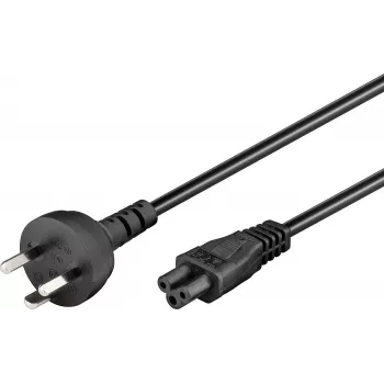 Microconnect PE120830 cabo de alimentação preto 3 m ficha de alimentação tipo K conector fêmea C5