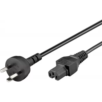 Microconnect PE130418 cabo de alimentação preto 1,8 m conector fêmea C15