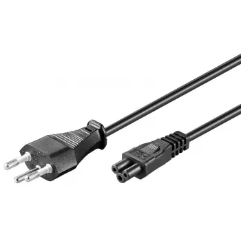 Cabo de alimentação Microconnect PE160830 preto 3 m ficha tipo J conector fêmea C5