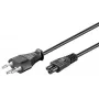Cabo de alimentação Microconnect PE160830 preto 3 m ficha tipo J conector fêmea C5