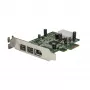 StarTech.com placa adaptadora FireWire PCI Express 1394 de 3 portas 2b 1a Low Profile