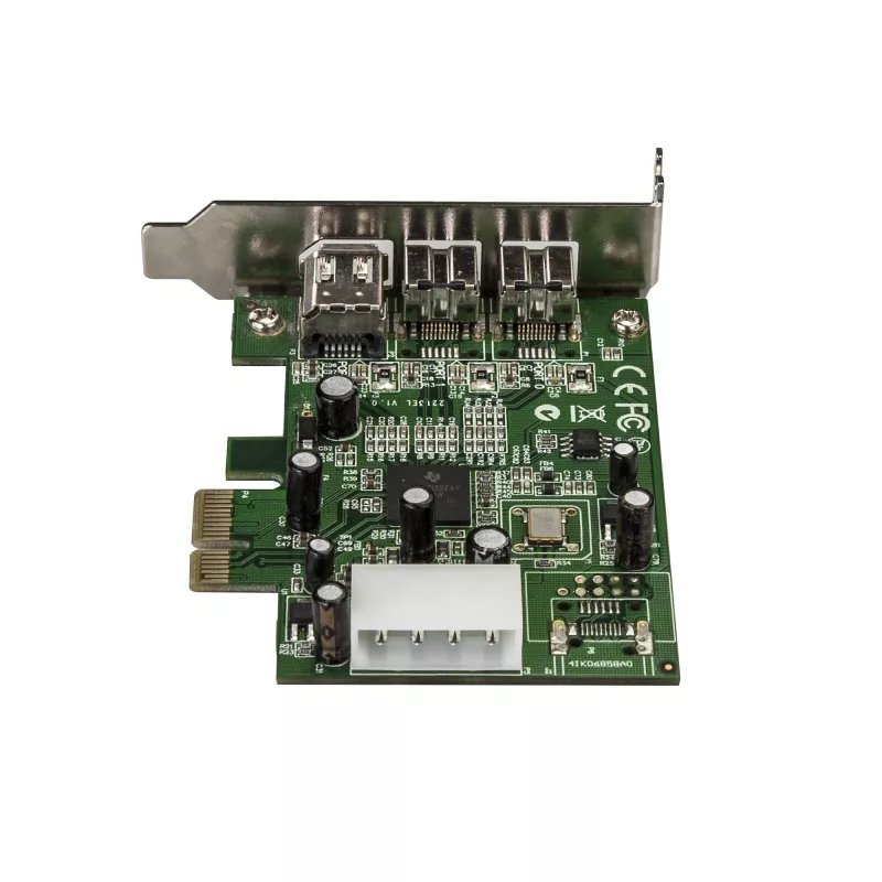 StarTech.com placa adaptadora FireWire PCI Express 1394 de 3 portas 2b 1a Low Profile