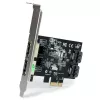StarTech.com placa controladora SATA 6 Gbit/s eSATA PCI Express de 2 portas – placa PCIe SATA III de porta dupla – 2 Int/2 Ext