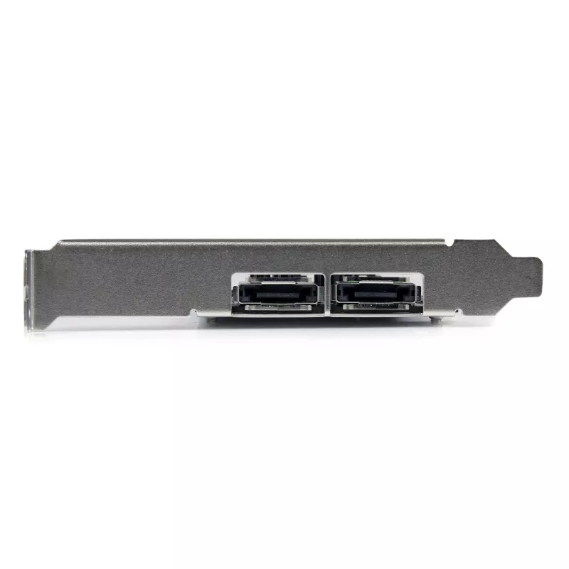 StarTech.com placa controladora SATA 6 Gbit/s eSATA PCI Express de 2 portas – placa PCIe SATA III de porta dupla – 2 Int/2 Ext