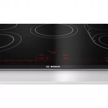 Bosch Serie 8 PKM875DP1D placa de cozinha preto, aço inoxidável encastrar placa vitrocerâmica 5 zona(s)