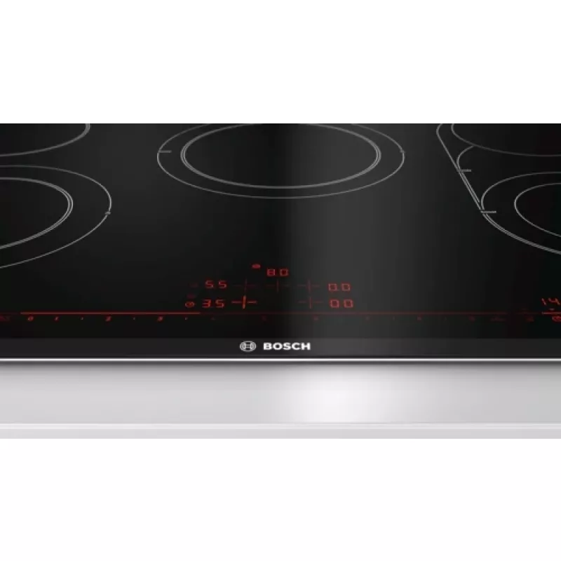 Bosch Serie 8 PKM875DP1D placa de cozinha preto, aço inoxidável encastrar placa vitrocerâmica 5 zona(s)